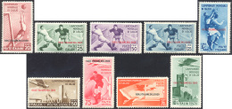 1934 - Mondiali Di Calcio (75/79+A), Gomma Originale Integra, Perfetti. Cert. Colla. ... - Aegean