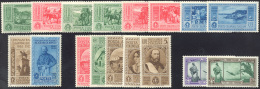 1932 - Garibaldi, Serie Completa Con Posta Aerea (1/10+A), Gomma Originale Integra, Lievi Ingiallime... - Emissions Générales