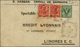 TRIPOLI DI BARBERIA 1906 - 5 Cent. Perfetto E 10 Cent. Floreale, Coppia, Uno Con Imperfezioni Di Den... - Other & Unclassified