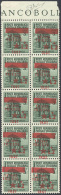 TRIESTE 1945 - 2 Lire Su 3 Lire (8), Soprastampa Fortemente Spostata In Basso E Obliqua, Blocco Di 1... - Other & Unclassified