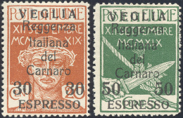VEGLIA ESPRESSI 1920 - Espressi Soprastampati (1/2), Gomma Originale, Perfetti. A.Diena. ... - Other & Unclassified