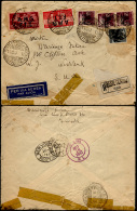 1947 - 100 Lire, 10 Lire Ardesia, 20 Lire, Tre Esemplari Democratica, Soprastampa Su Due Righe, 15 L... - Other & Unclassified