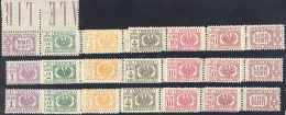 1946 - Serie Fasci (60/65), Tre Serie Complete, Due Con Gomma Originale Integra, Una Linguellata, Pe... - Colis-postaux
