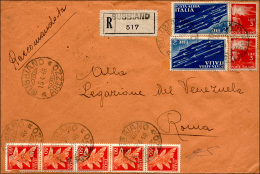 1946 - 2 Lire, Due Esemplari, E 80 Cent., Striscia Di 8, Uno Difettoso, Posta Aerea Di Regno E 3 Lir... - Other & Unclassified