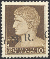 1943 - 10 Cent. Soprastampa G.N.R. Obliqua Di Brescia (471/Ia), Gomma Originale Integra, Perfetto. L... - Altri & Non Classificati