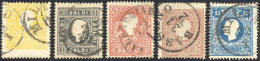 1958 - Seconda Emissione, I Tipo (23/27), Usati, Perfetti. Il 2 Soldi Con Dentellatura Fortemente Sp... - Lombardo-Vénétie