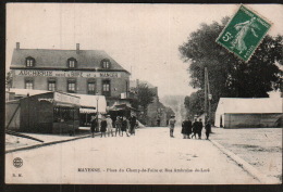 DD1598  FRANCE  MAYENNE PLACE DE CHAMP DE FOIRE ET RUE ABROISE   POSTCARD - Mayenne