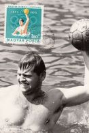 WATER POLO, HUNGARIAN OLYMPIC COMMITTEE, CM, MAXICARD, CARTES MAXIMUM, 1970, HUNGARY - Water-Polo