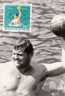 WATER POLO, HUNGARIAN OLYMPIC COMMITTEE, CM, MAXICARD, CARTES MAXIMUM, 1970, HUNGARY - Water Polo