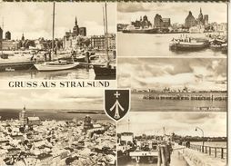 Gruss Aus Stralsund-5 Vues-cpsm - Stralsund