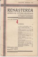 5408FM- REBIRTH-RENASTEREA, RELIGIOUS MAGAZINE, KING MICHAEL STAMP, 22 PAGES, 1929, ROMANIA - Magazines