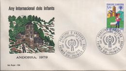 3149   FDC Andorra 1979 Año De Los Niños, Any Internacional Dels Infants - Storia Postale