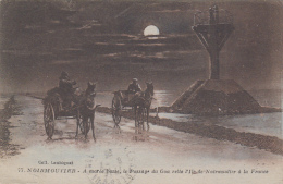 Astronomie - Lune Nuit - Noirmoutier Passage Du Goa Gois - Attelages - 1923 - Astronomie