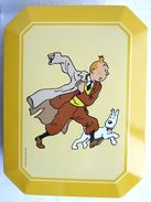 BOITE TINTIN IMPER EN METAL Fer Blanc DELACRE 2006 (3) - Arte Della Tavola