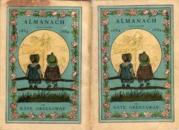 ALMANACH - CALENDRIER  1884   Par KATE GREENAWAY - Tamaño Pequeño : ...-1900