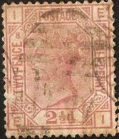 Great Britain 2&frac12;d Rose 1876 Plate 8  CB - Gebraucht