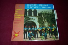 FOLKLORE CATALAN  ° CHANSONS MUSIQUE ET SAYNETES  CATALANES  4 TITRES PAR LA COMPAGNIE DES GAIS TROUBADOURS CATALANS - Collezioni