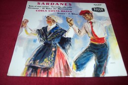 FOLKLORE CATALAN  °SARDANES  COBLA  COSTA BRAVA  J RIBAS   4 TITRES - Colecciones Completas