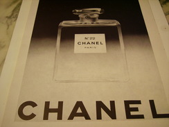 ANCIENNE PUBLICITE PARFUM CHANEL BOIS DES ILES 1949 - Unclassified