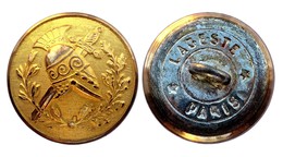 Bouton Etats-Majors Des Armées (1848-1880). Napoléon III°. 21 Mm. Doré. SUP - Boutons