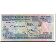 Billet, Éthiopie, 50 Birr, 1991, Undated, KM:44b, TTB - Ethiopia