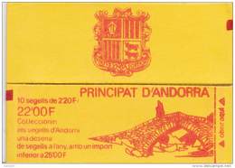 Andorre - 1988 - Carnet N° 2 - Non Ouvert  - Neuf ** - MNH - Carnets