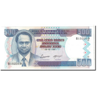 Billet, Burundi, 500 Francs, 1995, 1995-02-05, KM:37a, NEUF - Burundi