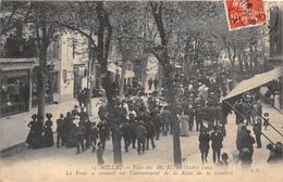 12-MILLAU- FÊTE DES 16,17,18 OCTOBRE 1909, LA FOULE SE RENDANT AU COURONNEMENT DE LA REINE DE LA GANTERIE - Millau