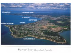 (765) Australia - (with Stamp At Back)  QLD - Hervey Bay - Sunshine Coast