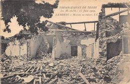 13-LAMBESC- TREMBLEMENT DE TERRE, 1909, MAISON EN RUINES - Lambesc