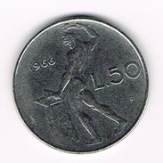 )  ITALIE  50  LIRE  1966 - 50 Lire