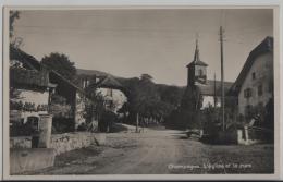 Champagne - L'Eglise Et La Cure - Animee Brunnen Fontaine - Champagne