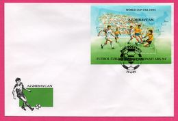 Bloc Timbre - Football - World Cup USA 1994 - Azerbaycan - Azerbaïdjan - 1994 - Other & Unclassified