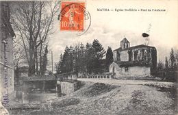 17-MATHA- EGLISE ST-HERIE- PONT DE L'ANTENNE - Matha