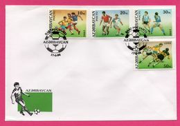 FDC - Football - Azerbaycan - Azerbaïdjan - 1994 - Poçtu - Altri & Non Classificati