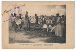 CPA - GRECE - SALONIQUE - Village Romani - Tambourinaires - Grecia