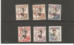 CANTON  LOT  DU N°50 A 57 NEUF* ET OBLITERE  DE   1908 - Unused Stamps