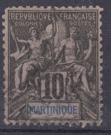 Martinique 1892 Yvert#35 Used - Used Stamps