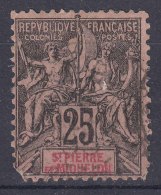 St. Pierre & Miquelon 1892 Yvert#66 Used - Gebraucht