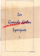 PROGRAMME WINTER PRODUCTIONS-VIENNE QUI CHANTE-CHARLES TUTELIER-GUSTAVE WION-LES DUOLIDO-JACQUES FILHL-NICK VARLAN- - Programmi