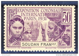 Sudan 1931  N. 90 Expo Coloniale C. 50 Violetto MLH Catalogo € 7.75 - Autres & Non Classés