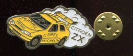 Pin's - Voiture Rallye Citroen Zx Camel Michelin Total - Rallye