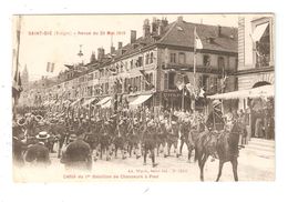 CPA Militaria 88 SAINT DIE Revue 29 Mai 1919 1er Bataillon De Chasseurs à Pied - Reggimenti