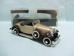 Rio - CADILLAC V16 1931 Cabriolet Doré Métallisé BO 1/43 - Rio