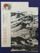 Antarctic Geology And Landform,China 1999 Xiahua TV Set Product For Zhongshan Station Advertising Postal Stationery Card - Spedizioni Antartiche