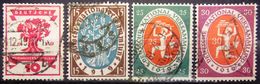 ALLEMAGNE EMPIRE                  N° 106/109                           OBLITERE - Used Stamps