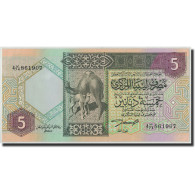 Billet, Libya, 5 Dinars, Undated, KM:60b, NEUF - Libye