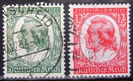 ALLEMAGNE EMPIRE                 N° 522/523                           OBLITERE - Used Stamps