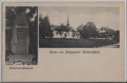 Gruss Vom Sempacher Schlachtfeld - Winkelried-Denkmal - Photo: E. Goetz No. 1282 - Sempach