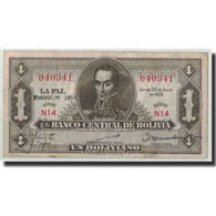 Billet, Bolivie, 1 Boliviano, 1928, 1928-07-20, KM:128b, TB - Bolivie